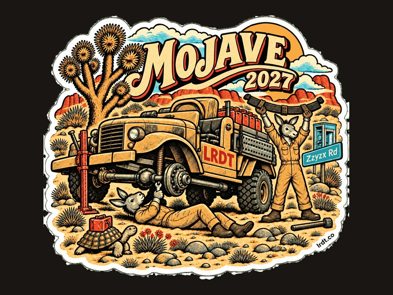 The Mojave 2027 sticker