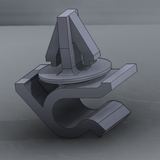 Throttle cable clip, preview from the creator's page