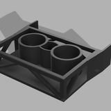 Rear seat cup holder, preview from the creator's page