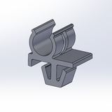 Hood prop rod clip, 10 mm square hole, preview from the creator's page