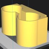 Rear seat cup holder, preview from the creator's page
