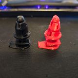 Headlight surround clip, preview from the creator's page